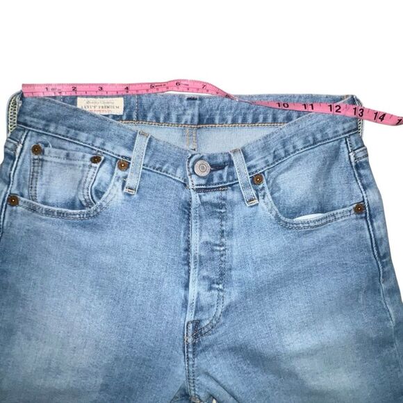 Levi’s Strauss & Co 501 Premium Denim Jeans Button Fly Medium Wash size 26 - Picture 5 of 8